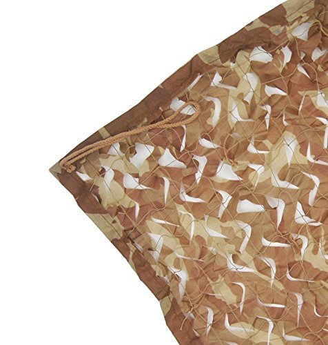 Camouflage Camo Net,INorton 6.5×10ft Military Camo Mesh Netting,Hunting Shooting Blind Sunscreen Nets,Fit for Camping,Fishing,Party Decoration - Thumbnail 7