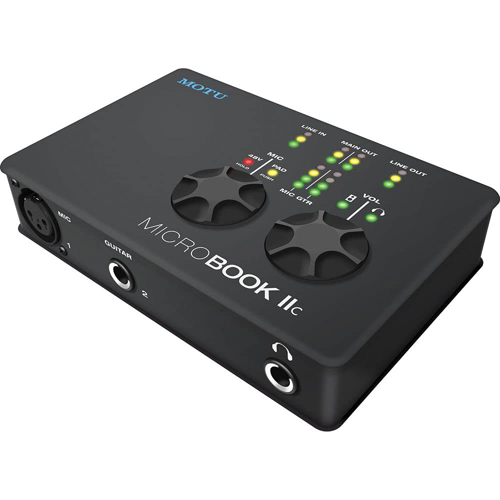 MOTU MICROBOOK IIc オーディオインターフェイス Amazon.com: MOTU MicroBook IIc USB 2.0 Digital Audio Interface for