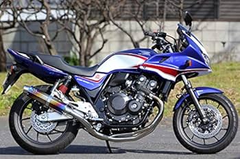 sp忠男 cb400sf 2本だし　two tail フルエキマフラー PURESPORT TwoTail TitanBlue SP忠男（SP TADAO） CB400SF（2BL