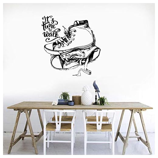 Creative Cool Black Shoes Pegatinas De Pared Sala De Estar Pasillo Dormitorio Zapatero Decorativo De Pared Papel Autoadhesivo Decorativo