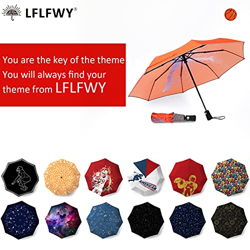 LFLFWY Folding Umbrella - Windproof Travel Umbrella Automatic Open and Close, Compact Lightweight Portable Umbrella… - Image 7