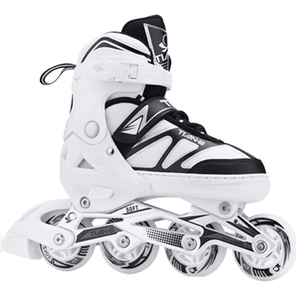 WuJiPeng Inline Skates,Adjustable Inline Roller Skates With Wheels For Kids,Teens