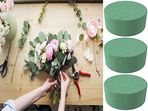 image for Axe Sickle 24 Pcs 3 Inch Flower Foam Block Round DIY Flower Arrangemen