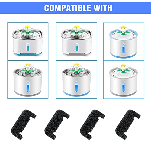 4 pezzi Filtri Fontanella per Gatti Filtro in