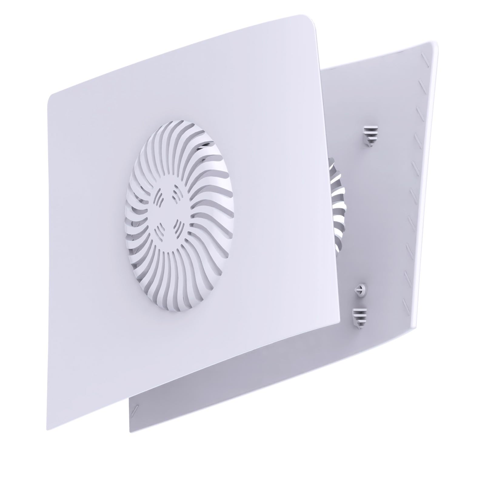 Piastre di Copertura Frontalino per PS5 Pro Console, Guscio Laterale di Ricambio Mezza Coperchio Superiore Destro e Sinistro con Prese D'aria Accessori per PS5 Pro Digital/Disc Edition