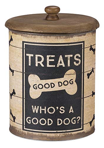 Primitives-by-Kathy-Rustic-Treat-Tin-2-piece-Sleep-Bark-Repeat Set of 2 Treat Tins