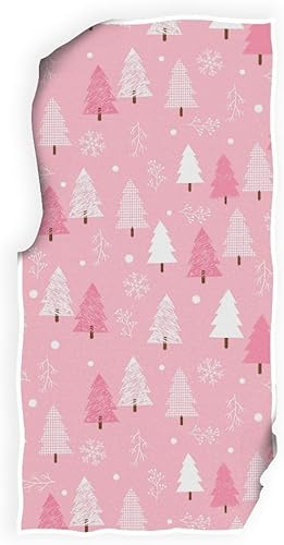 Miniatura 4 de Toalla de baño de manos rosa con árbol de Navidad, toalla de cocina de copo de nieve de invierno, decoración de vacaciones, grifo de baño, juego de
