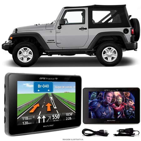 Navegador Gps Automotivo JEEP WRANGLER Tela 4,3 Touch Voz C/TV FM Oferta