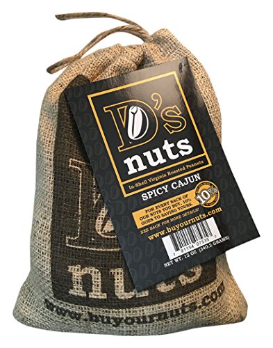 D's Nuts New Cajun in-Shell Peanuts Spicy Ballpark, 12 oz.