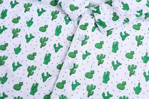 Camiseta Polo para Hombre de Golf, Secado Rápido y Absorción de Humedad, Estilo Casual y Divertido miniatura 4