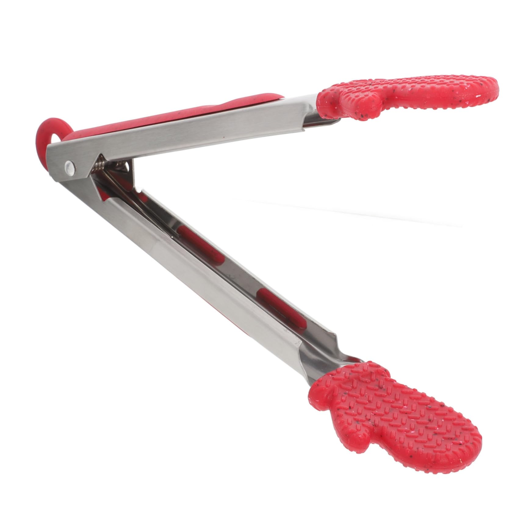 STOBAZA 1pezzi Pinza per Alimenti in Acciaio Inox Clip per Pane Morsetto da Cucina Design Guanti di Natale Pratica per Servire Cibo
