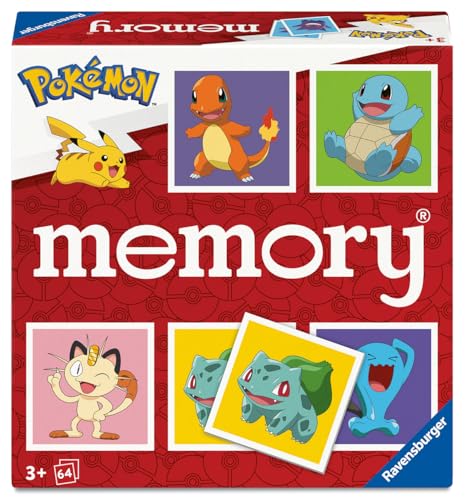 Ravensburger - Memory® Pokemon, Juego de Memoria para niños