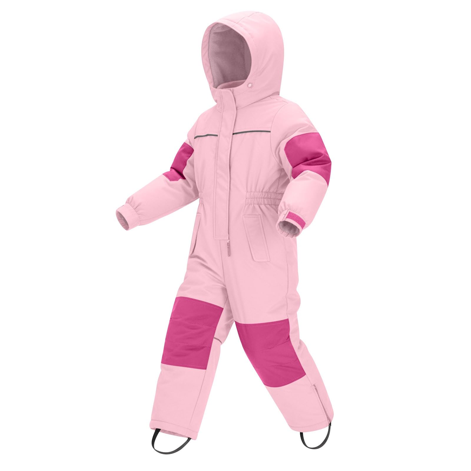 HEONSATI Completo Neve Bambini Tuta Da Sci Intera Bambine E Ragazze Tute Da Neve Apertura Con Cerniera Unisex Completo Sci Di Un Pezzo Impermeabile E Traspirante Tute Antivento Per Bambino Outdoor
