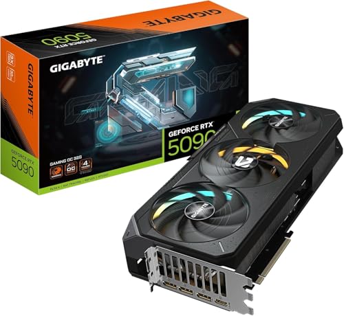 ousralia Gigabyte GeForce RTX 5090 Gaming OC 32G Graphics Card - 32GB GDDR7 512bit PCI-E 5.0 2550MHz Core Clock 3 x DP 2.1a 1 x HDMI 2.1b NVlDlA DLSS 4 GV-N5090GAMING OC-32GD