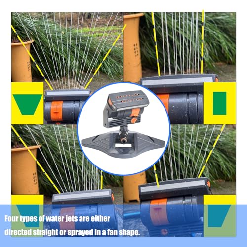 Arroseur oscillant contre la pelouse sèche avec jet multi-directionnel - 4