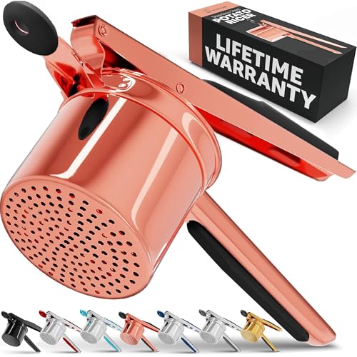 PriorityChef Large 15oz Potato Ricer, Heavy Duty Stainless Steel Potato