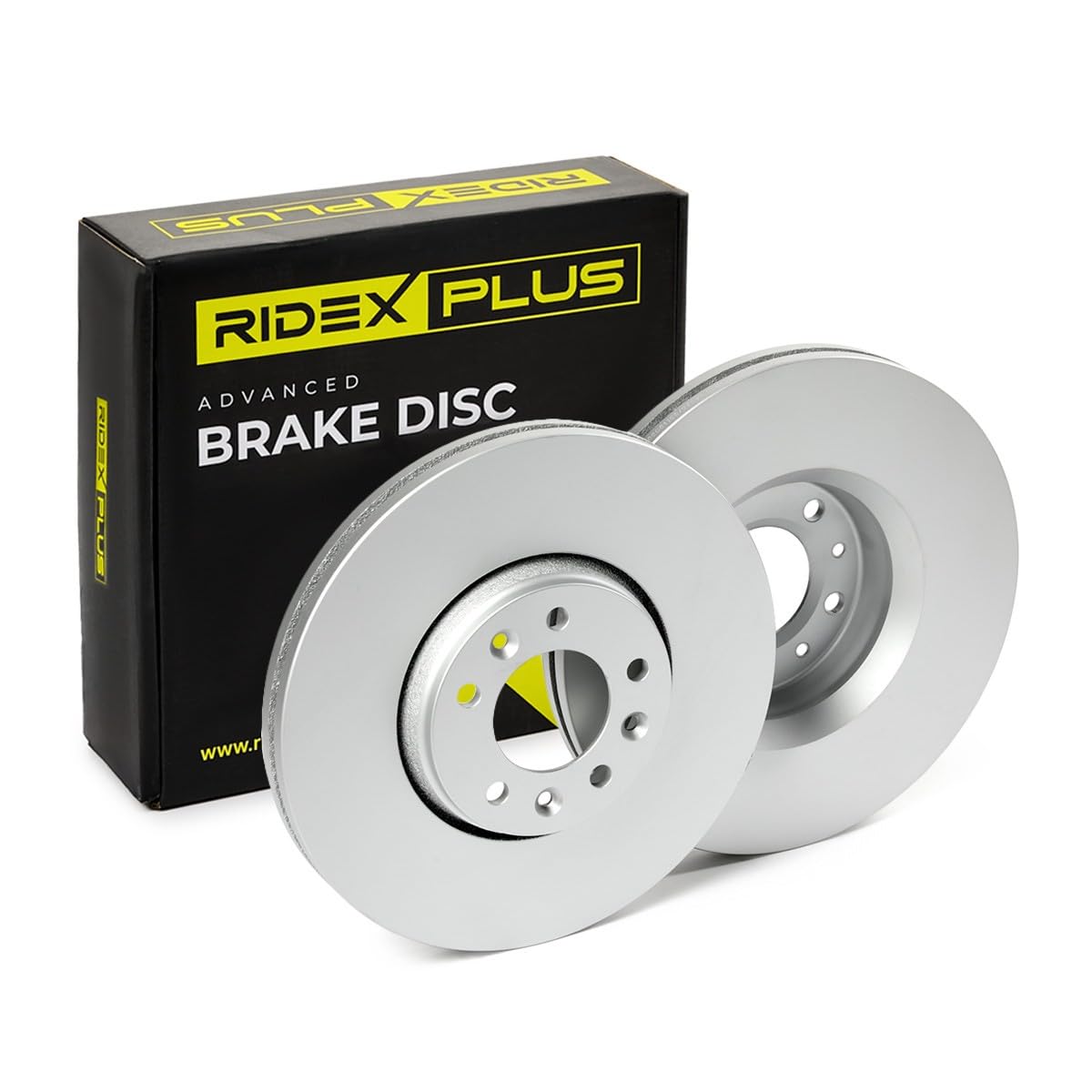 RIDEX PLUS 82B0250P 2x Disco de freno Delantero con tornillos Compatible con CITROËN C5 III Familiar RW