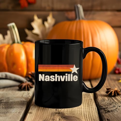 Nashville Mug, Vintage Old 70s 80s 90s, 11oz 15oz Mug, Nashville Retro Gifts - Image 3