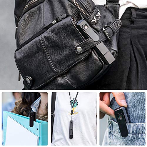 Ehomful Body Camera Hd 1080P Wearable Mini Hidden Spy Pen Camera Portable Cop Pocket Cam Convert Video Recorder Usb/One Key Fast Record Police Body Cameras For Home/Office (No Need Charging Cable) #TOP4