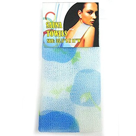 3 Pack Original Exfoliating Nylon Beauty Skin Cloth Shower Body Scrub Towel Wash