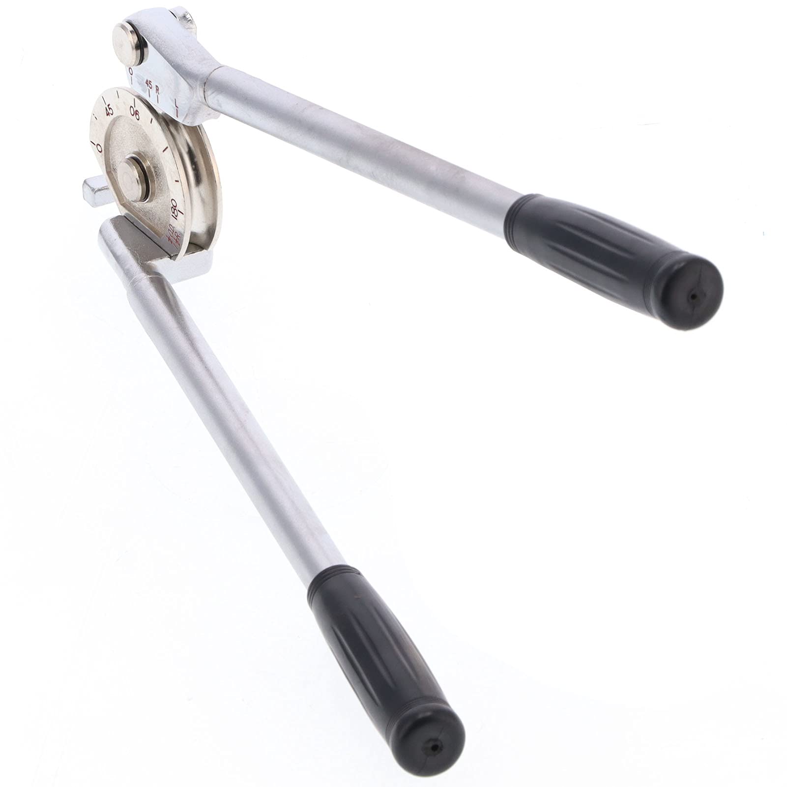 Yosoo Health Gear Piegatubi Manuale Piegatubi in Ghisa 1/2 Pollici a Leva da 180 Gradi Bordo Ispessito 25KN Scanalatura a Terra CNC per Idraulici Installatori HVAC Tubazioni e Tubi dei Freni