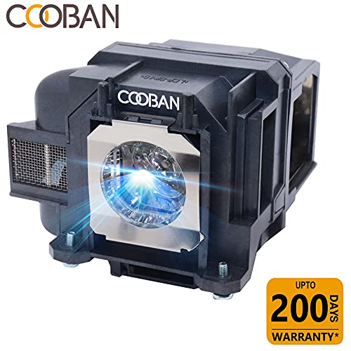 Image of COOBAN ELPLP87 /V13H010L87 Replacement Projector Lamp Bulb with Housing for Epson PowerLite 535W, 530, 525W, 520, 536Wi, EB-536Wi, EB-530, EB-2040, EB-2040W, EB-2140W Projectors