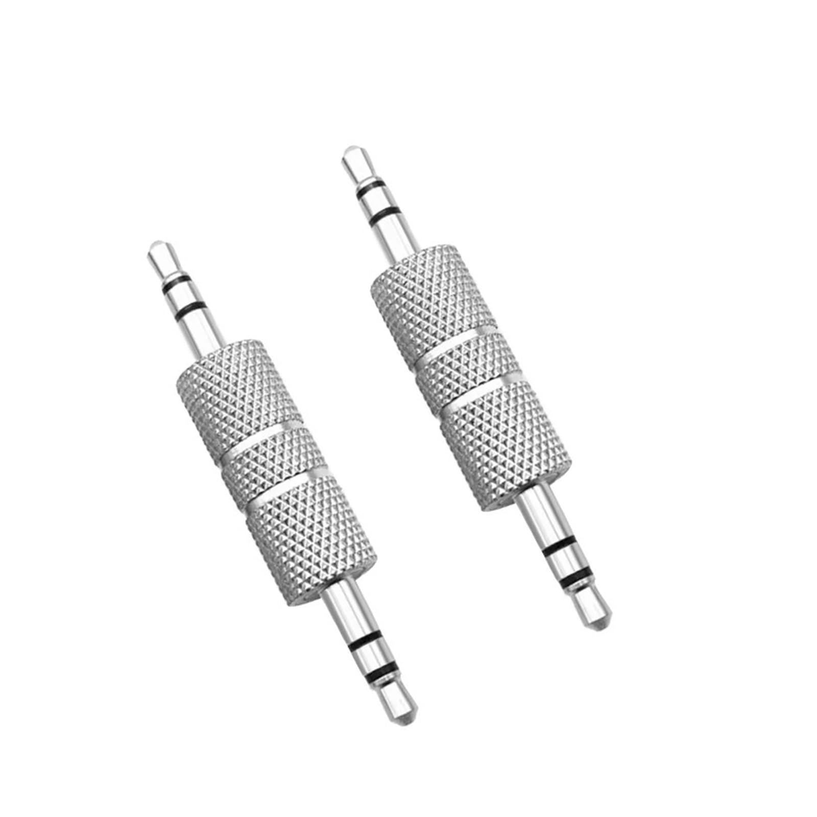 GUYTRM Adaptateur jack stéréo mâle vers jack mâle 3,5 mm for casque audio, 2 pièces lingli(100PCS)