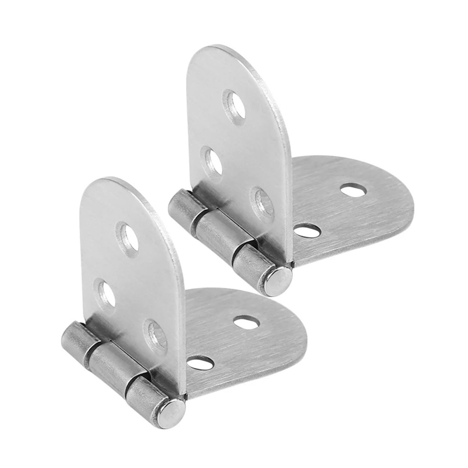 2pcs Stainless Steel Small for Dining Table Folding Hinge Furniture Hinges Cabinet Hardware Metal for Folding Furniture