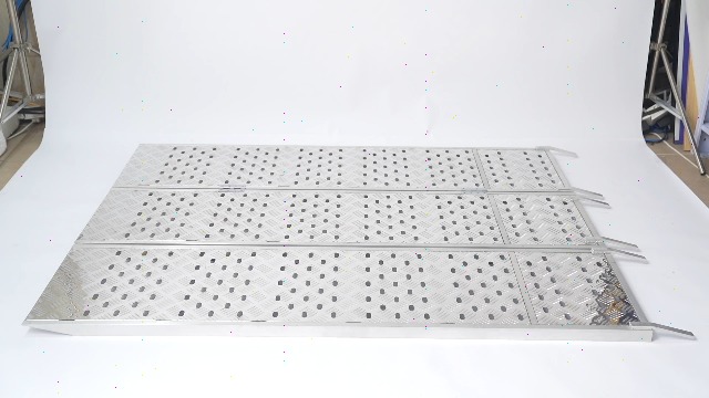 Rampa para Moto de Aluminio Plegable 1500 lbs 77x54 in miniatura 7