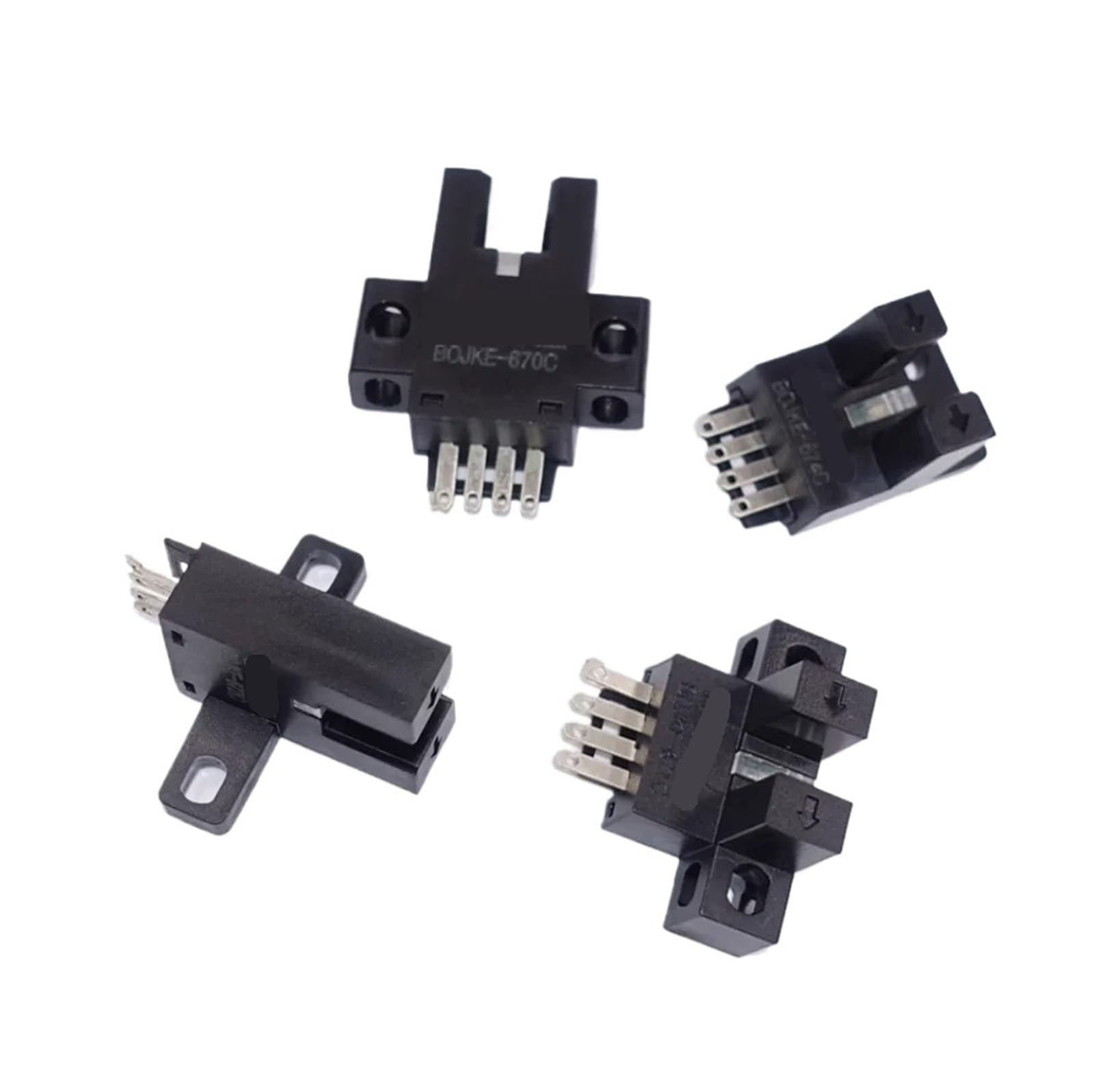 OSHZIKJII 2pcs EE-SX670 EE-SX671 EE-SX672 EE-SX674C Photoelectric Switch Sensor(671C)