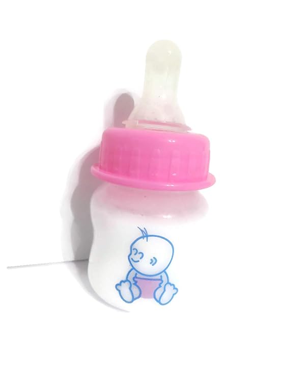 Amazon Com Baby Doll Set Compatible W Older Baby Alive Snackin Lily Deep Wide Open Mouth Bottle 2oz Fake Milk Bear Blanket Colors Designs Vary Pink Pacifier Baby Alive