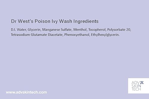 Dr. West's Poison Ivy Wash, botella de spray de 4 onzas