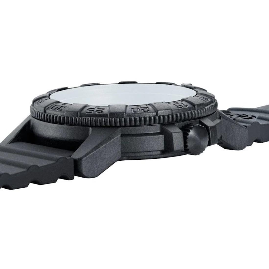 Luminox Leatherback SEA Turtle Giant Uhr für Herren in der Farbe Schwarz mit Armband aus PU, Wasserdichtigkeit: 10 bar, Gehäusedurchmesser: 44 mm, XS.0330