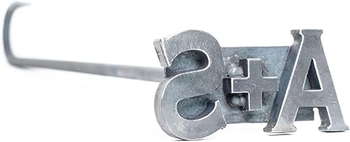 Wood Branding Iron for Personalized Crafts, Custom Woodworking, BBQ, and Grilling - 2" Custom Branding Iron - Cowboy Monogram - The Heritage Forge