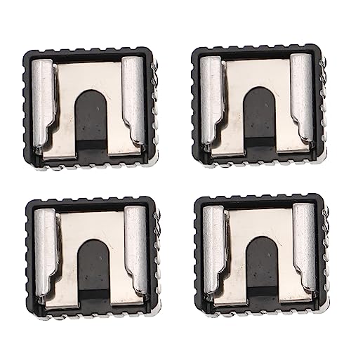 Veemoon Quick Release Hot Shoe Mount Bracket 1/4 Inch Hole Flash Shoe Mount for Camera Accessories Compatible Standard Mounts