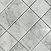 Stone Center Online Carrara White Marble 2x2 Square Mosaic Tile Polished Kitchen Bath Wall Floor Backsplash Shower (1 Sheet)