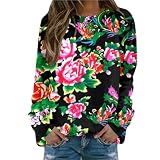Generisch Sudadera con capucha unisex en colores pastel acortada, informal, corte regular, manga larga, cordón, sudadera para mujer, ropa de gran tamaño BuLatabtell (White-A, 11-12 años), Negro n.º