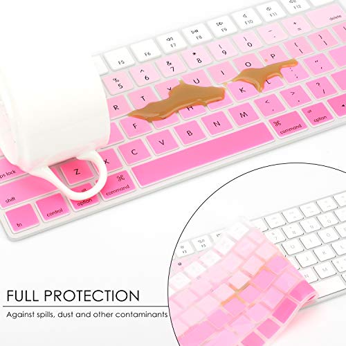 Funda para Apple Magic Keyboard mla22ll/A all-inside negra y protector teclado US Layout 5