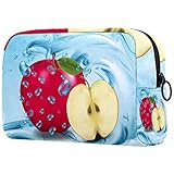 Ajuste: nuestra bolsa de maquillaje se adapta a adolescentes, niñas, mujeres para viajes, negocios, organizador de artículos del hogar u otras excursiones.