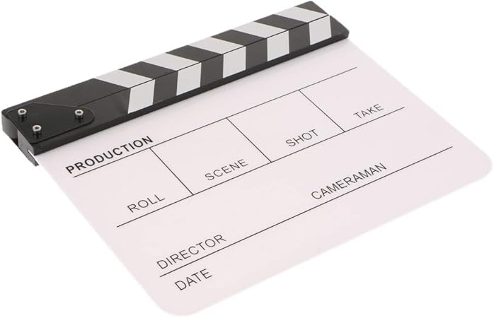 Amazon アクリル英語カチンコtv映画フィルムスレートカットrpg 撮影用小道具 通販 Amazon アクリル英語カチンコtv映画フィルムスレートカットrpg 撮影用小道具 通販