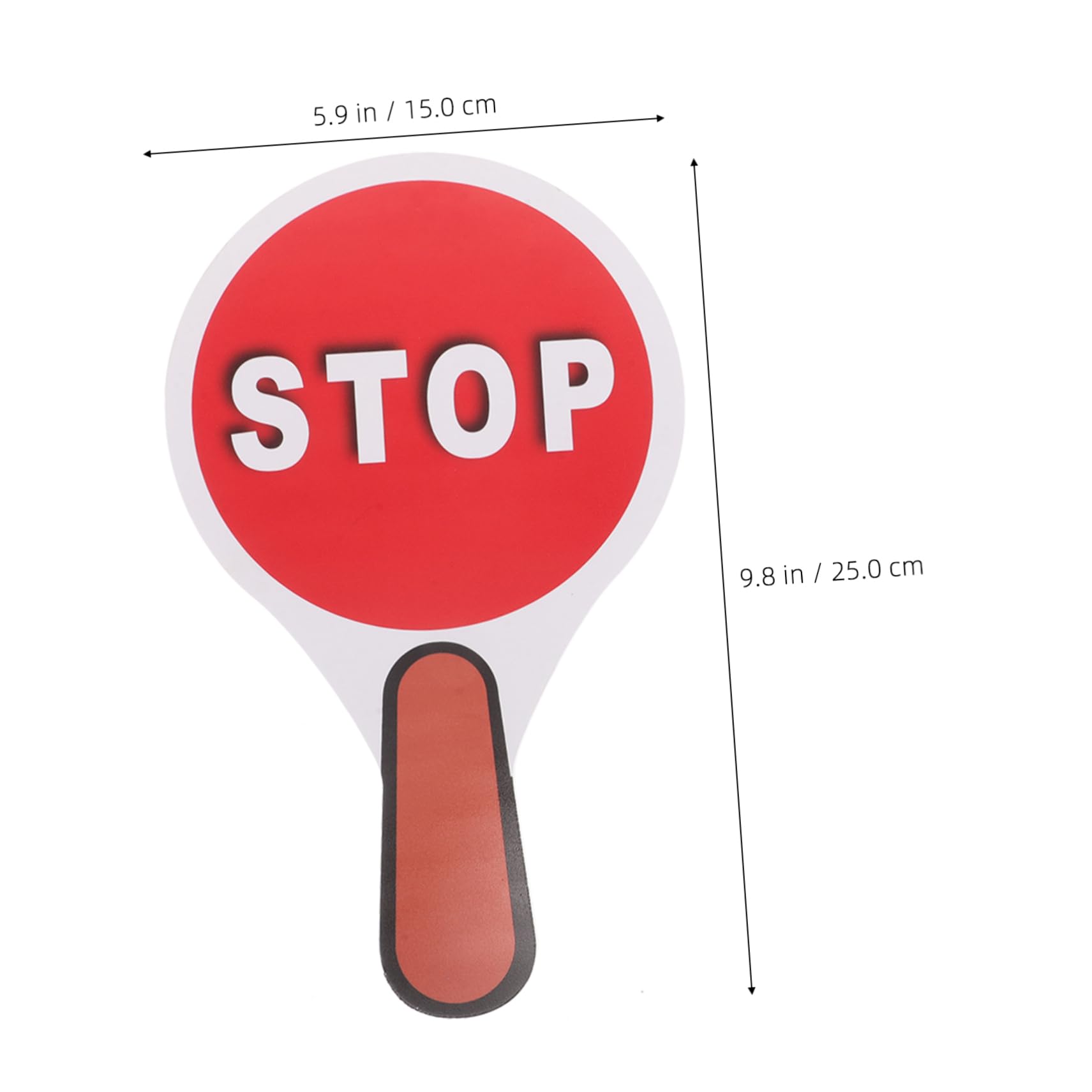 HOLIDYOYO Educational Traffic Signs Set Handheld Stop/Red/Pvc for Boys and Girls Play Are