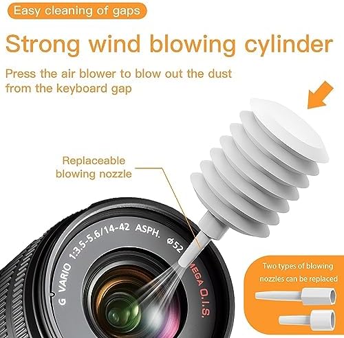 20 in 1 Electronic Cleaner Kit, Multifunctional Cleaning Kit for Airpods pro,Phone, Laptop, Camera, Keyboard,Screen, Keyboard Cleaner with Dust Air Blown and Spray Clean — view 2