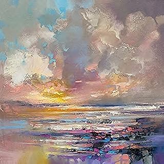 The Art Group Scott Naismith Radiant Energy Canvas Print, Cotton, Multi-Colour, 1.8 x 40 x 40 cm