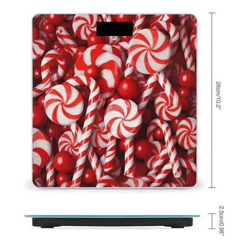 Báscula Digital de Baño con Vidrio Templado y Medidor miniatura 2