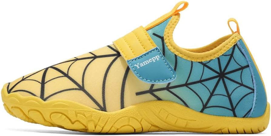 Kids’ Water Sneakers – Breathable Mesh, Hook and Loop Closure, Great for Vacation & Water Parks