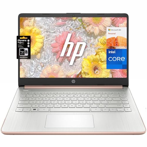 HP 14' HD Student Business Laptop, Intel Quad-Core...