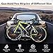 Goplus 2-Bike Hitch Mount Rack Hitch Mounted Bike Carrier Foldable Receiver 2