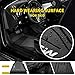3W Floor Mats Compatible for Benz CLA 2014-2019 TPE All Weather Custom Fit Floor Liner for Benz CLA 1st and 2nd Row Full Set Car Mats Black