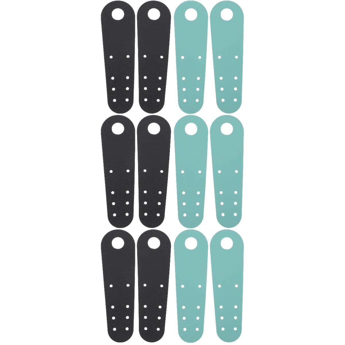 HANABASS Roller Skates Toe Protector Kunstleder Schnelle Installation Geeignet Für Rollschuhe Und Skating Schuhe Langlebig Und Schützend Schwarz Hellgrün