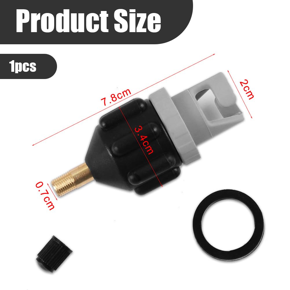 Fc'Noqgn Adattatori per valvole SUP, compressori Adattatori per SUP Valvole SUP Parti per Pompe SUP Pompe per Kayak Dinghy Paddleboard motorizzati Tavole da SUP gonfiabili Stand Up Paddleboard